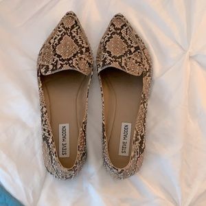 Steve Madden leopard flats -size 10